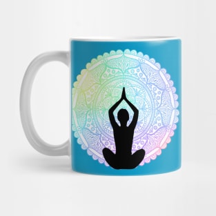 Rainbow Yoga Mandala Mug